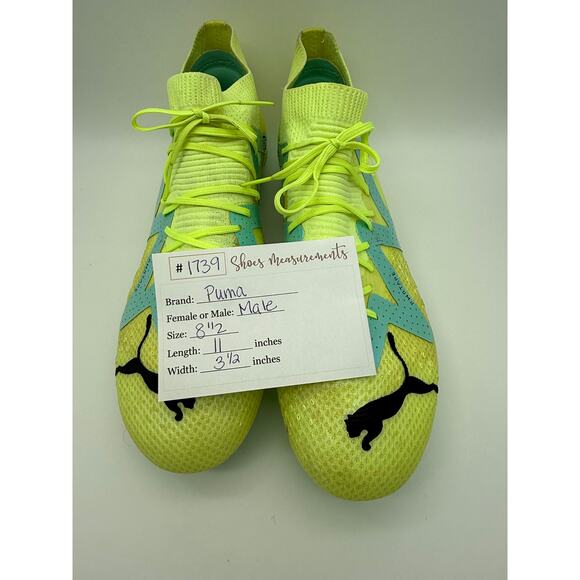 Men's Puma Future Pro FG/AG 107171-03 Neon Yellow Soccer Cleats Shoes Size 8.5 - Picture 12 of 12